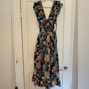 NWT love the label floral maxi - Size S